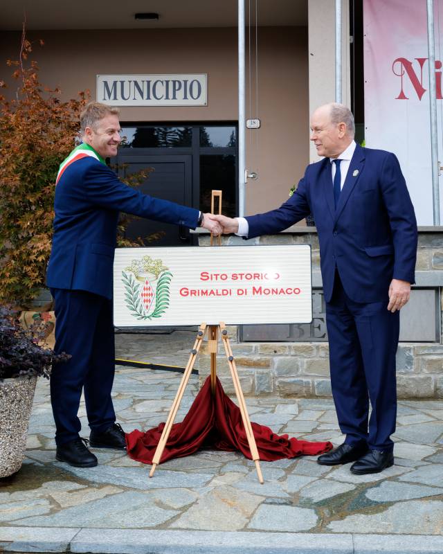 Prince Albert II makes Historic Visit to Piedmont in Italy