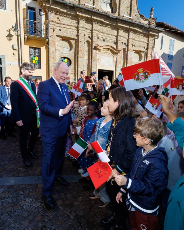 Prince Albert II makes Historic Visit to Piedmont in Italy