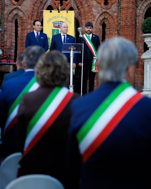 Prince Albert II makes Historic Visit to Piedmont in Italy