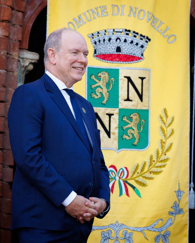 Prince Albert II makes Historic Visit to Piedmont in Italy