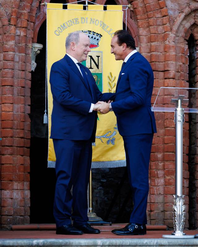 Prince Albert II makes Historic Visit to Piedmont in Italy