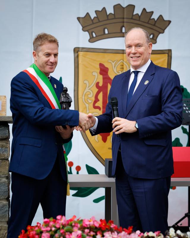 Prince Albert II makes Historic Visit to Piedmont in Italy