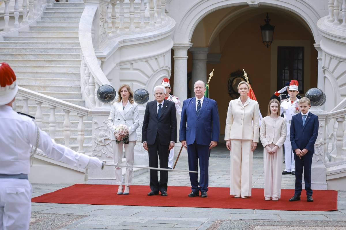 Prince Albert II Welcomes Italian President Mattarella for a Historic First in Monaco